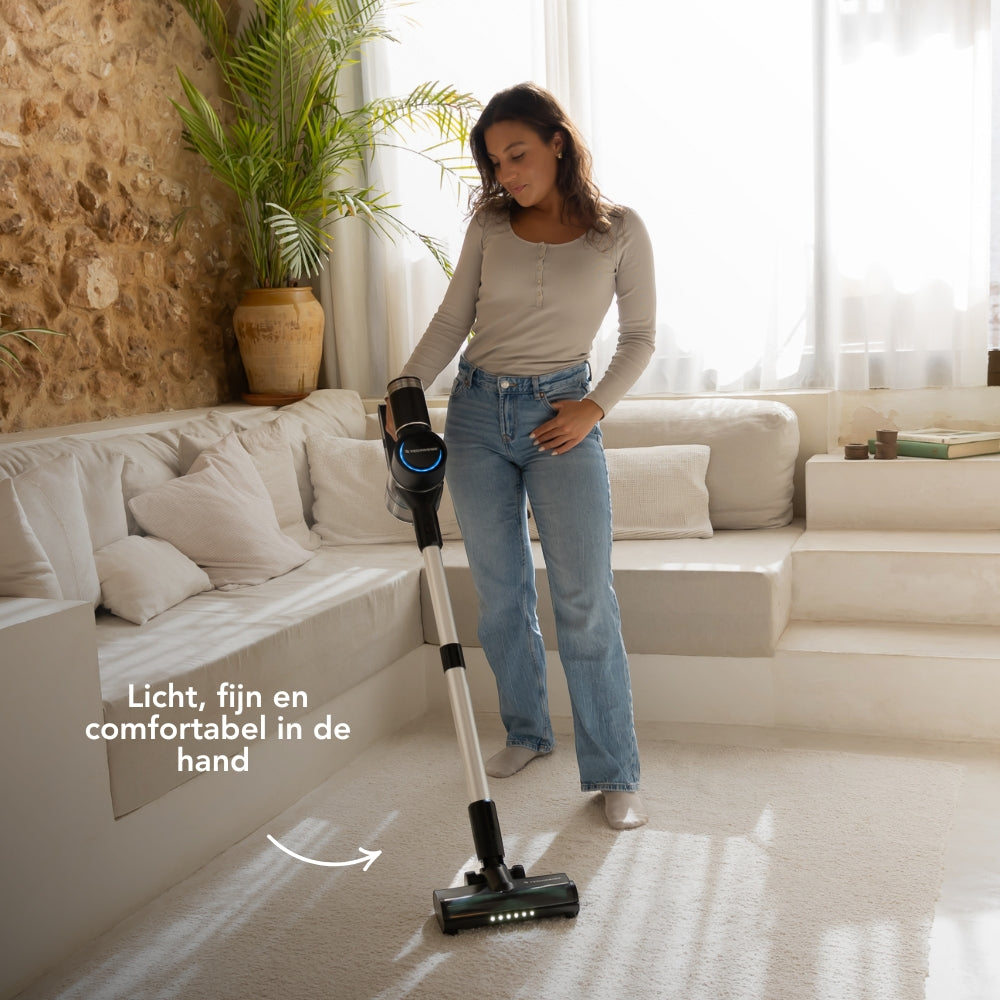 TV1 Cordless Steel Vacuum Cleaner | 90 minutes battery life