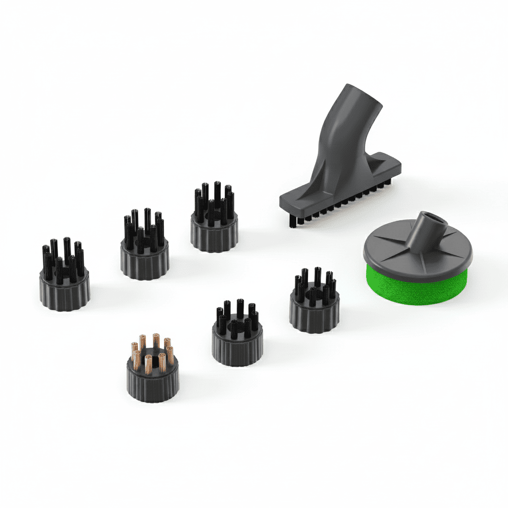 Extra set med 7 borstar NV286 Steam Cleaner