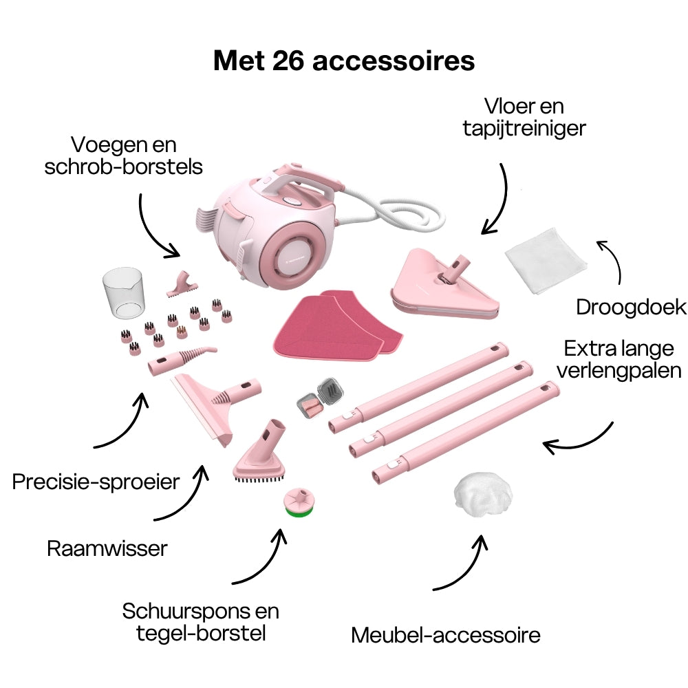 TS2 Performance Steam Cleaner PINK LIMITED EDITION