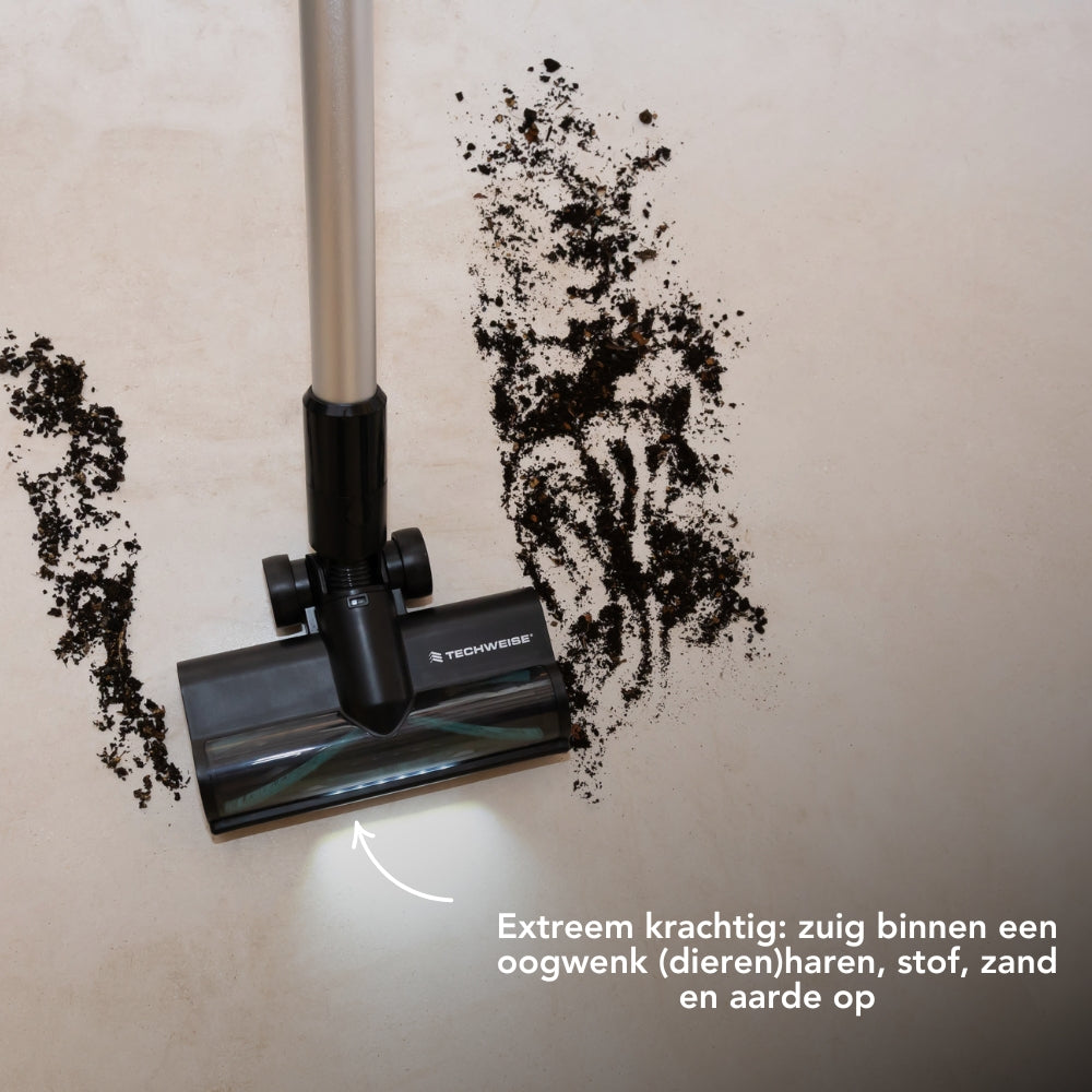 TV1 Cordless Steel Vacuum Cleaner | 90 minutes battery life