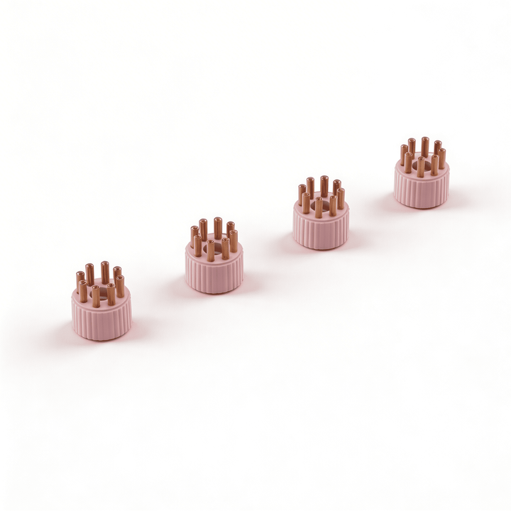 Extra set med 4 stålborstar TS2 PINK LIMITED EDITION